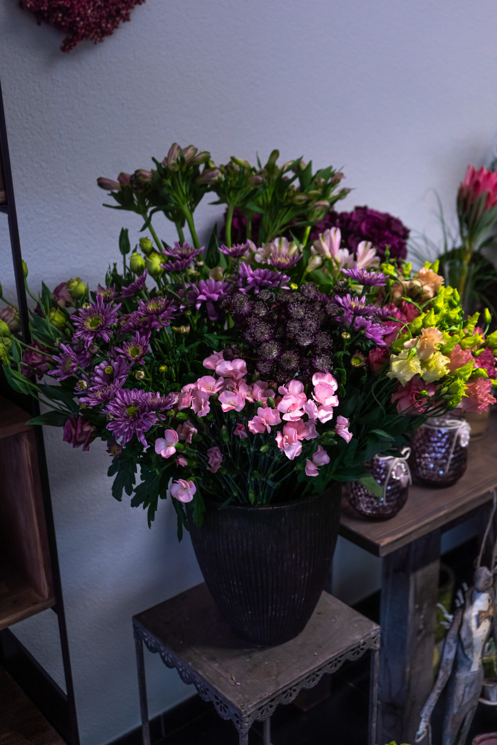 Exotische Blumen Arrangement